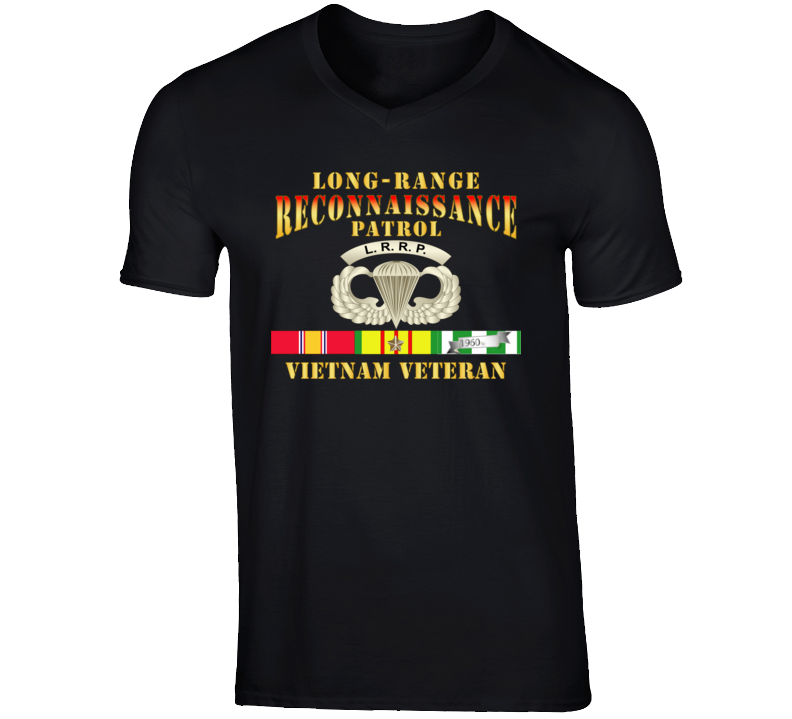 Army - Lrrp - Vietnam Vet W Vn Svc T Shirt