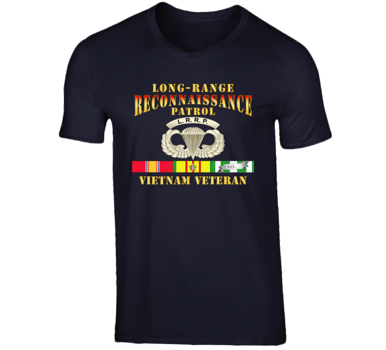 Army - Lrrp - Vietnam Vet W Vn Svc T Shirt