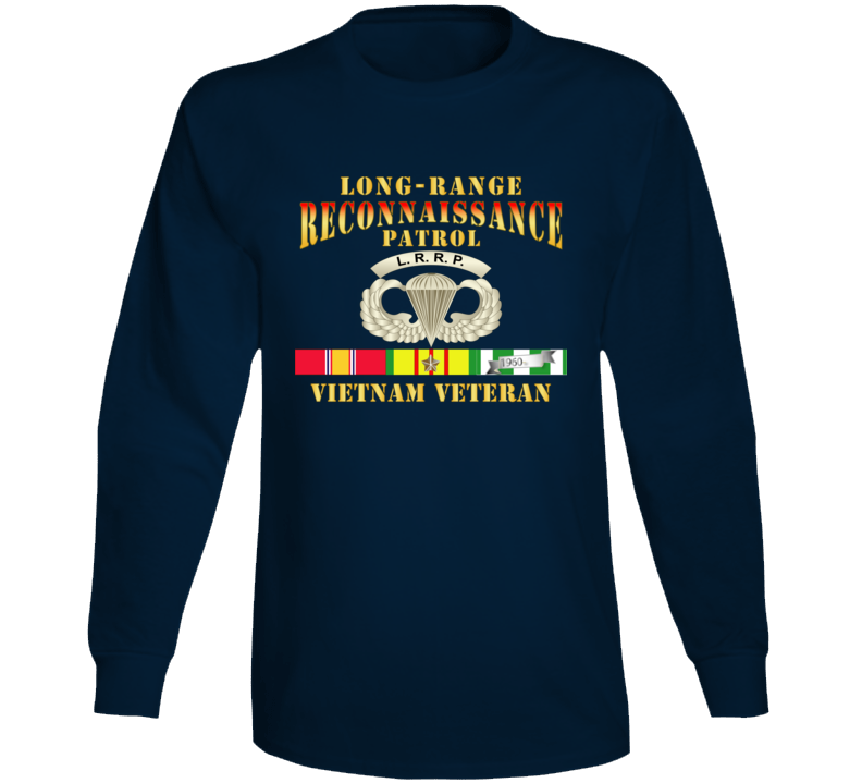 Army - Lrrp - Vietnam Vet W Vn Svc Long Sleeve