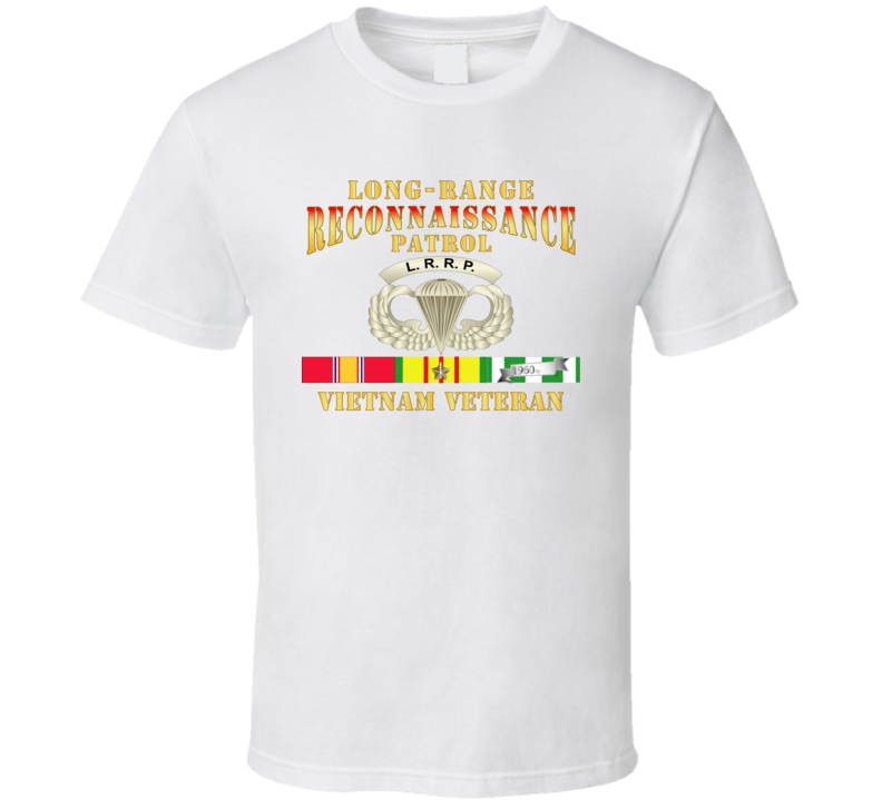 Army - Lrrp - Vietnam Vet W Vn Svc T Shirt