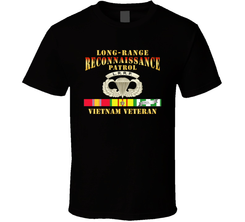 Army - Lrrp - Vietnam Vet W Vn Svc T Shirt