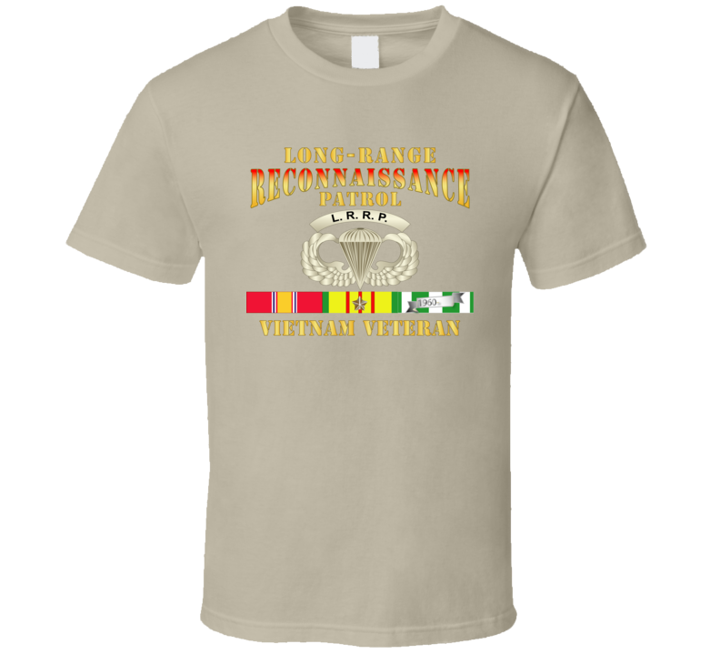 Army - Lrrp - Vietnam Vet W Vn Svc T Shirt
