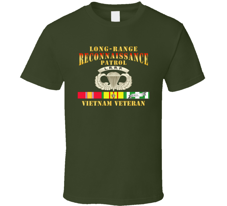 Army - Lrrp - Vietnam Vet W Vn Svc T Shirt