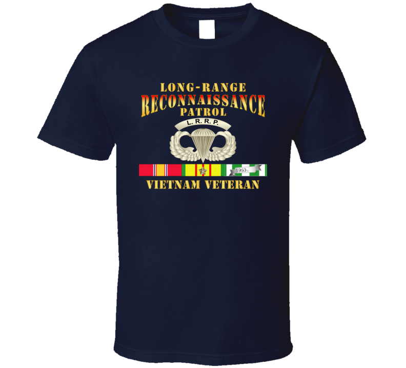Army - Lrrp - Vietnam Vet W Vn Svc T Shirt