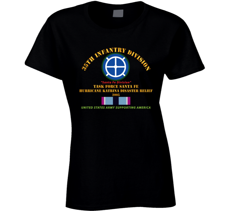 Army - 35th Infantry Div - Katrina Disaster Relief  W Hsm Svc Ladies