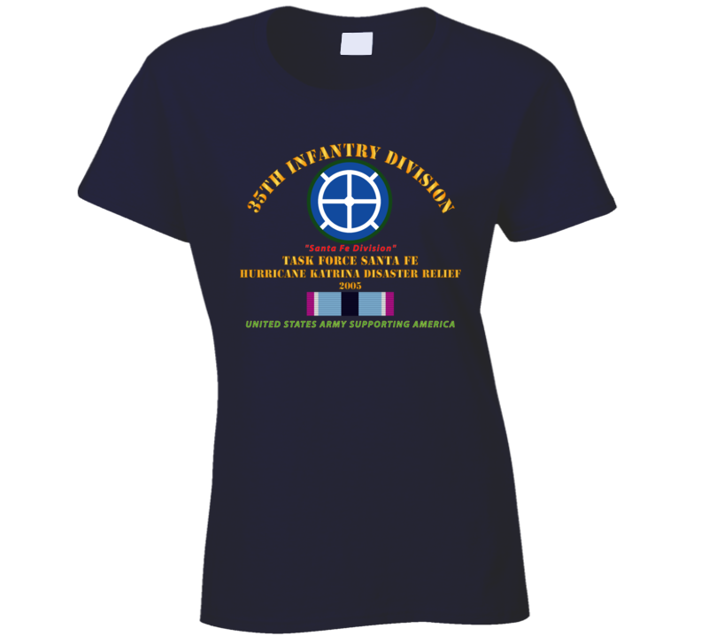 Army - 35th Infantry Div - Katrina Disaster Relief  W Hsm Svc Ladies