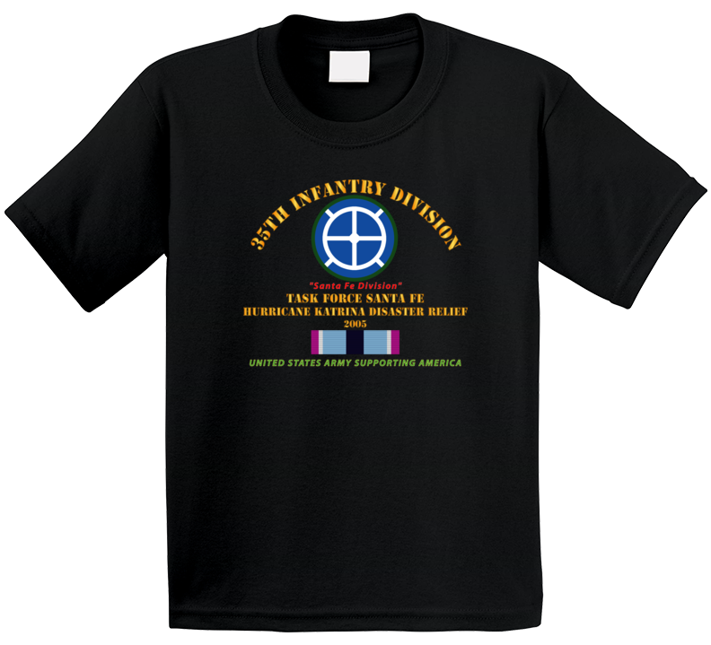 Army - 35th Infantry Div - Katrina Disaster Relief  W Hsm Svc Kids