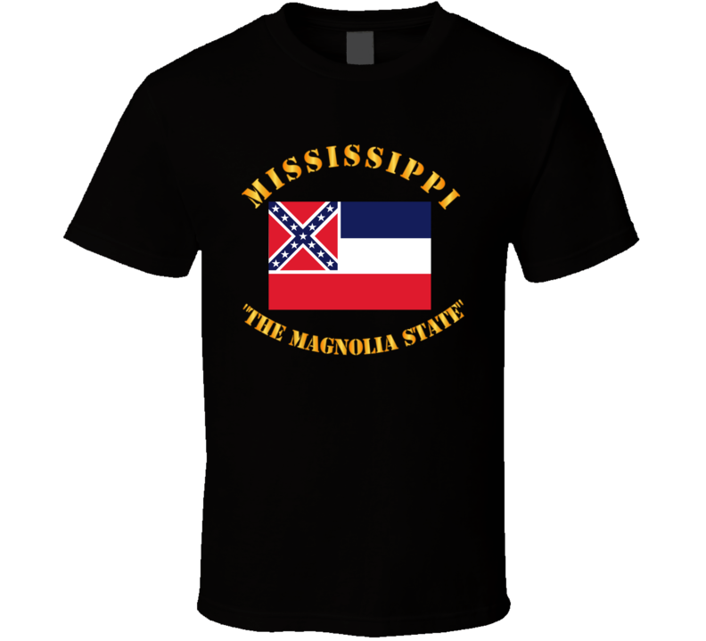 Flag - Mississippi - The Magnolia State T Shirt