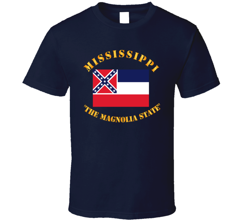 Flag - Mississippi - The Magnolia State T Shirt