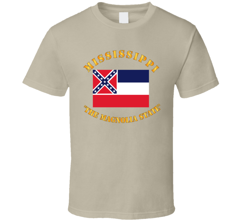 Flag - Mississippi - The Magnolia State T Shirt