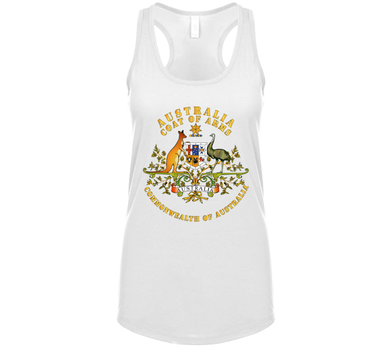Coa - Australia - Commonwealth Of Austrailia Ladies Tanktop