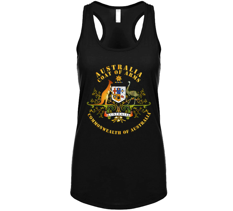 Coa - Australia - Commonwealth Of Austrailia Ladies Tanktop