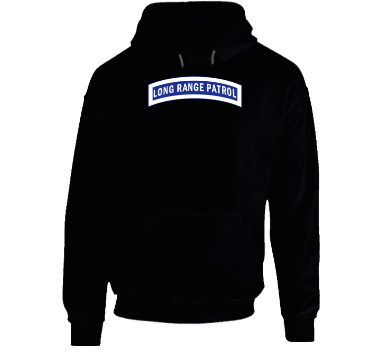 Army - Tab - Long Range Patrol - Blue - White Hoodie