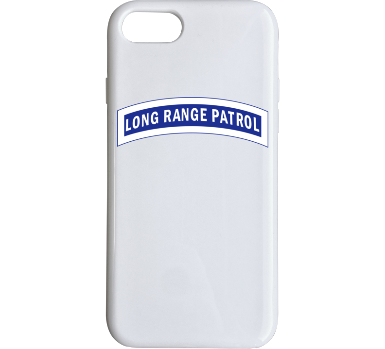 Army - Tab - Long Range Patrol - Blue - White Phone Case