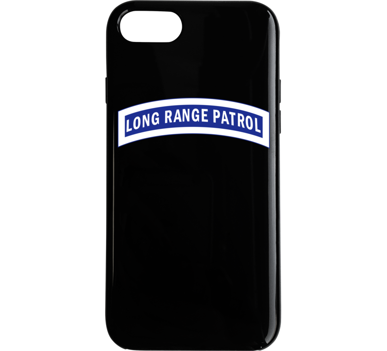 Army - Tab - Long Range Patrol - Blue - White Phone Case