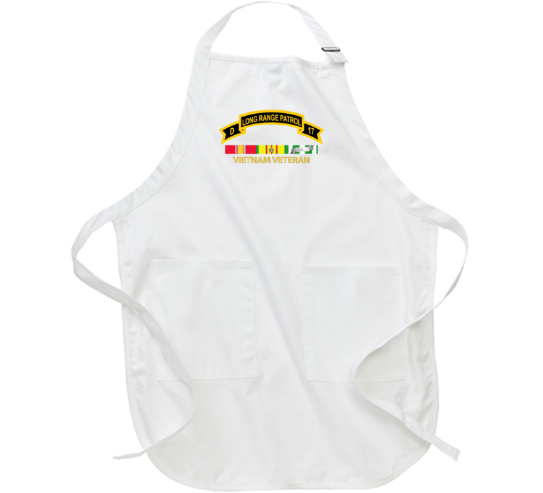 Army - Troop D 17th Cav Long Range Patrol Vietnam Vet W Vn Svc Apron