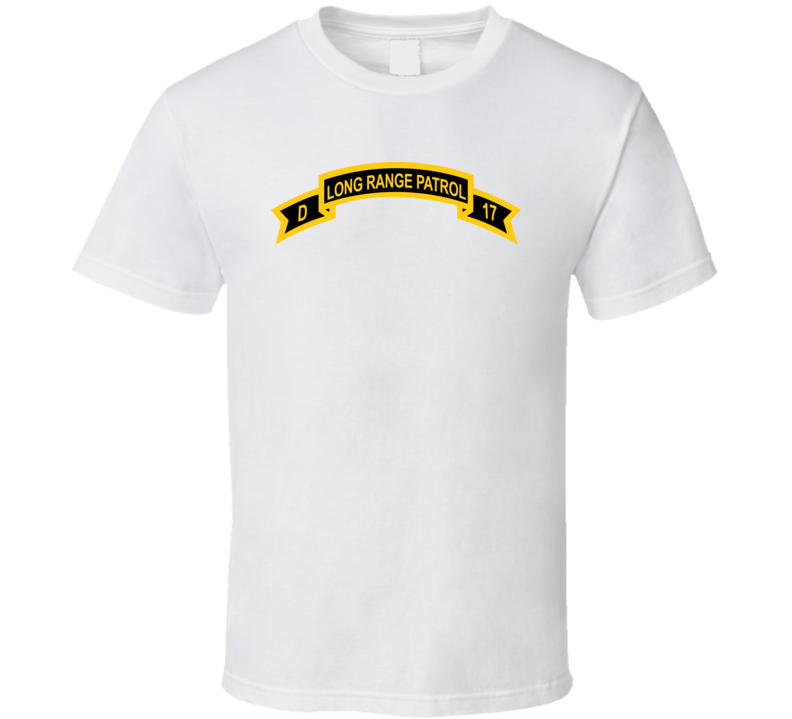 Army - Tab - Troop D 17th Cav Long Range Patrol Wo Txt T Shirt