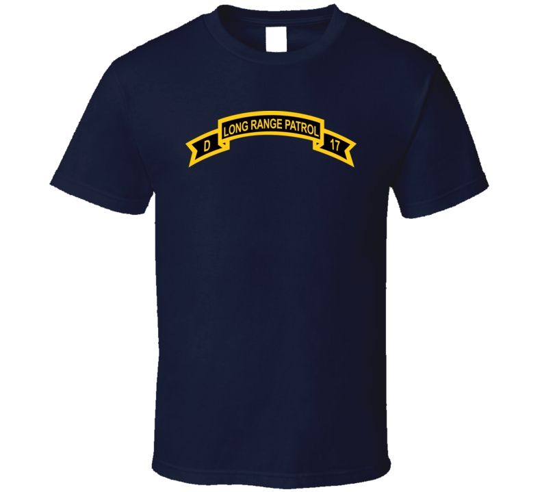 Army - Tab - Troop D 17th Cav Long Range Patrol Wo Txt T Shirt