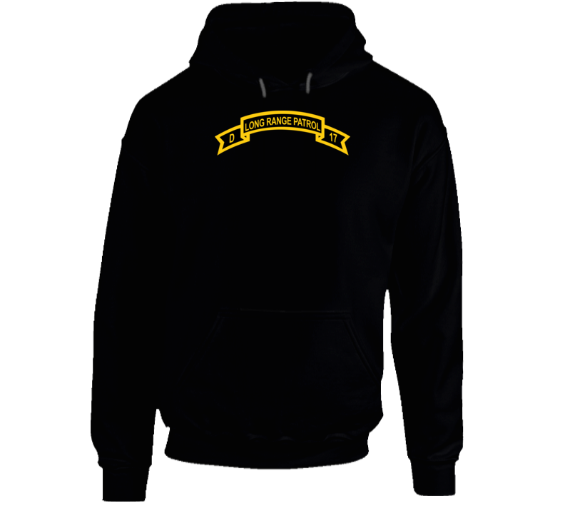 Army - Tab - Troop D 17th Cav Long Range Patrol Wo Txt Hoodie