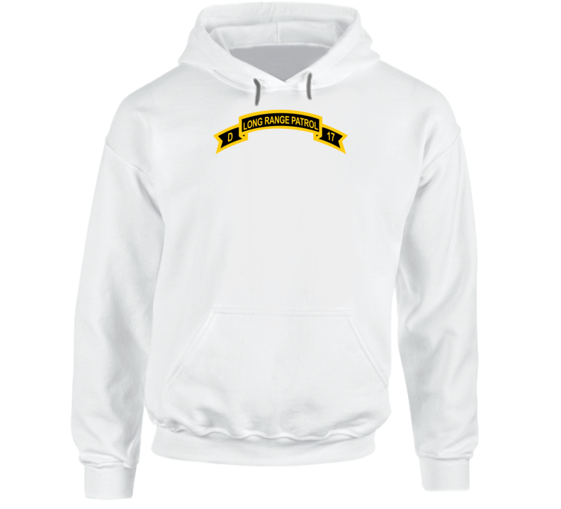 Army - Tab - Troop D 17th Cav Long Range Patrol Wo Txt Hoodie