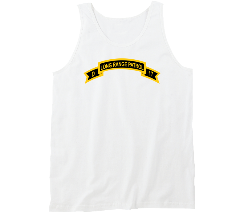 Army - Tab - Troop D 17th Cav Long Range Patrol Wo Txt Tanktop