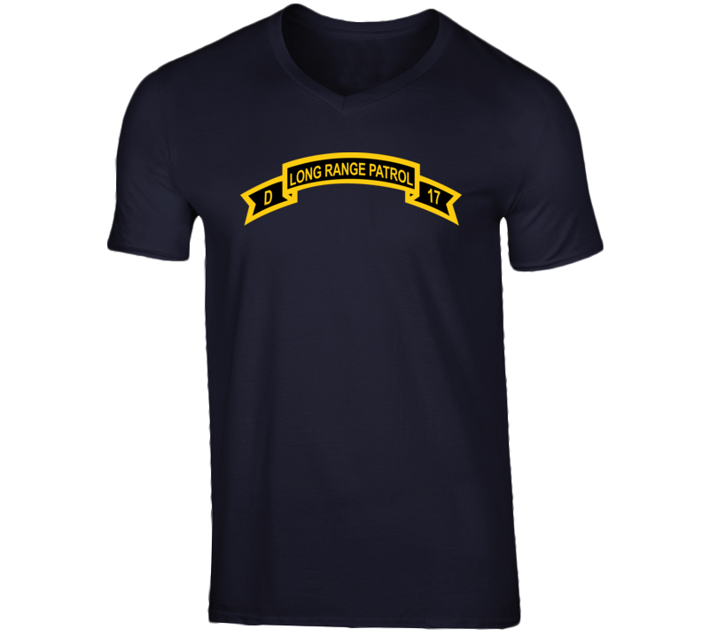 Army - Tab - Troop D 17th Cav Long Range Patrol Wo Txt T Shirt