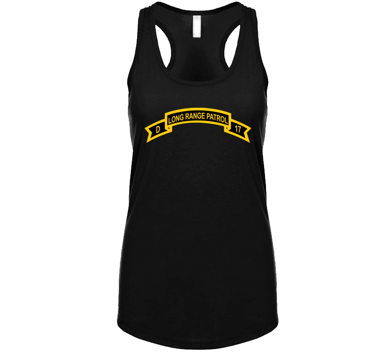 Army - Tab - Troop D 17th Cav Long Range Patrol Wo Txt Tanktop