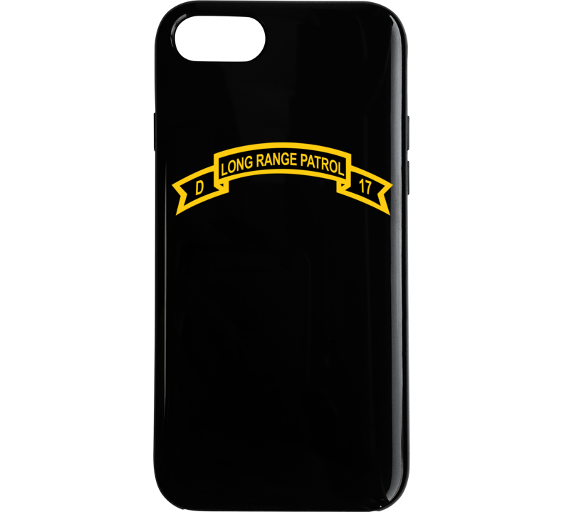 Army - Tab - Troop D 17th Cav Long Range Patrol Wo Txt Phone Case