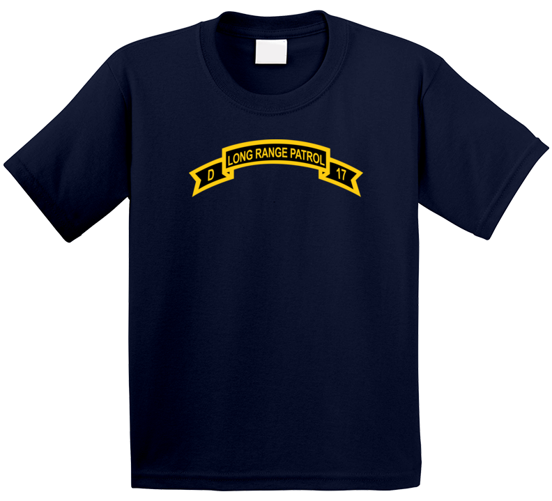 Army - Tab - Troop D 17th Cav Long Range Patrol Wo Txt T Shirt