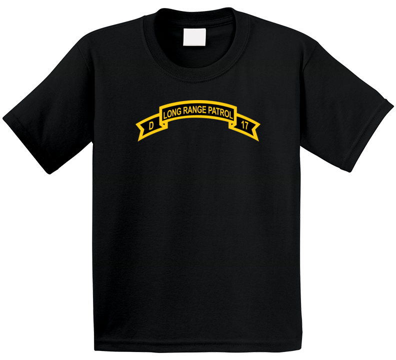 Army - Tab - Troop D 17th Cav Long Range Patrol Wo Txt T Shirt