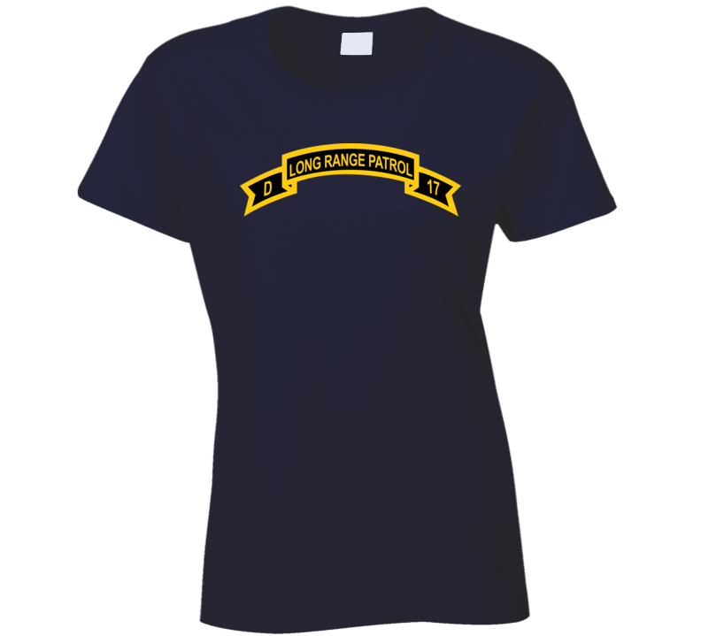 Army - Tab - Troop D 17th Cav Long Range Patrol Wo Txt T Shirt