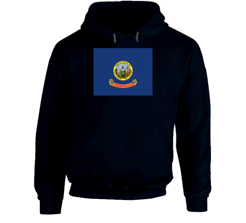 Flag - Idaho Wo Txt Hoodie