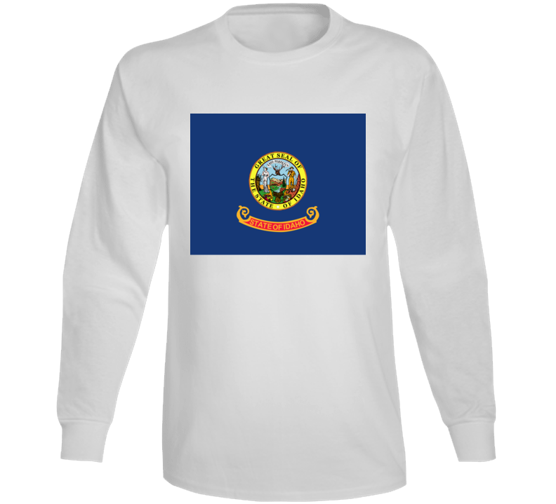 Flag - Idaho Wo Txt Long Sleeve