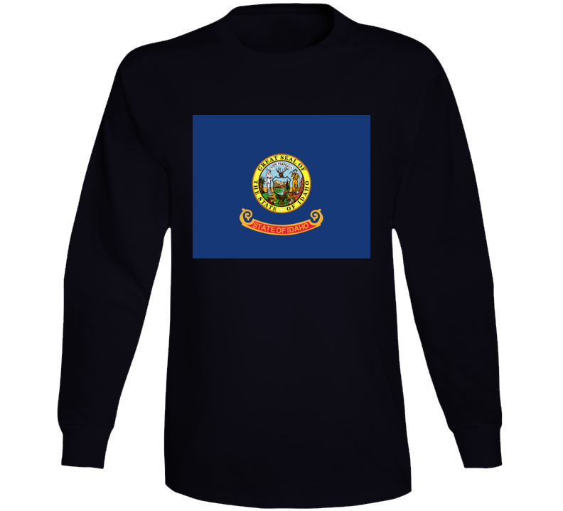 Flag - Idaho Wo Txt Long Sleeve