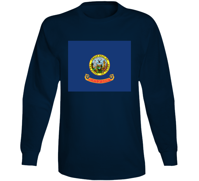 Flag - Idaho Wo Txt Long Sleeve