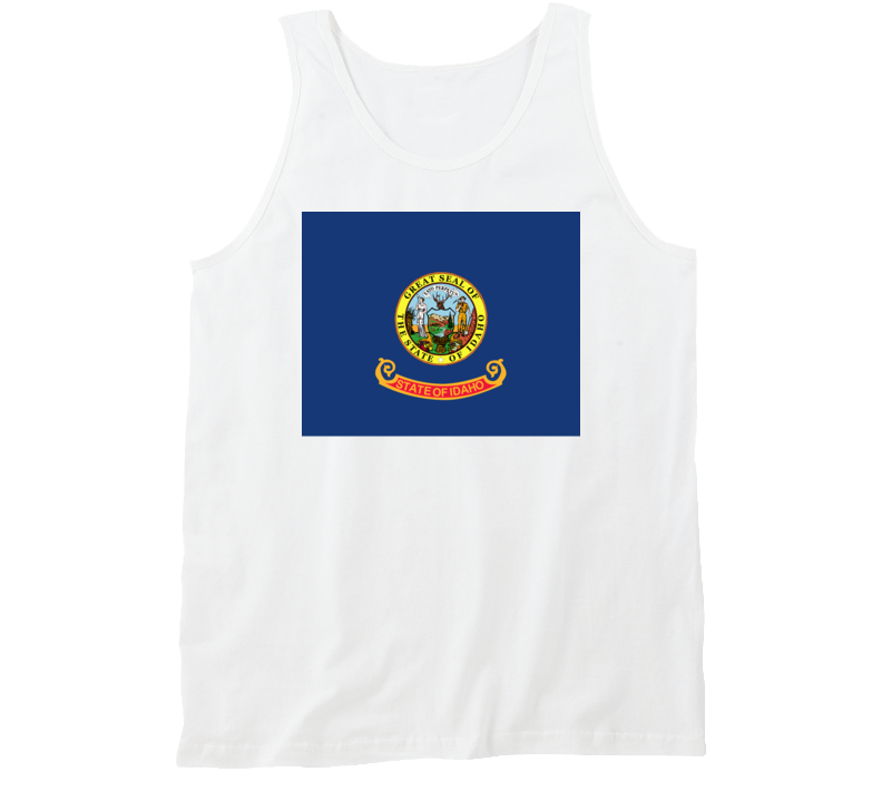 Flag - Idaho Wo Txt Tanktop
