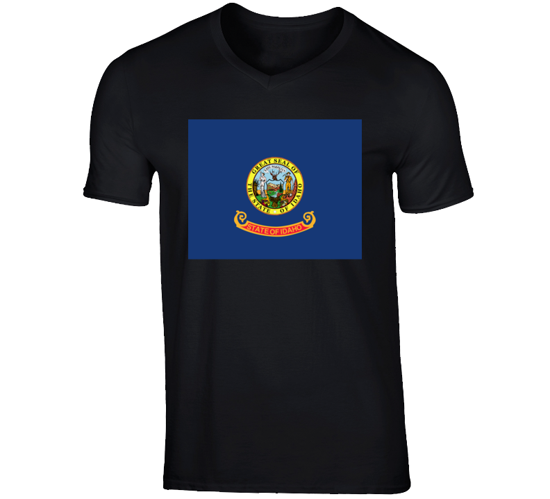Flag - Idaho Wo Txt T Shirt