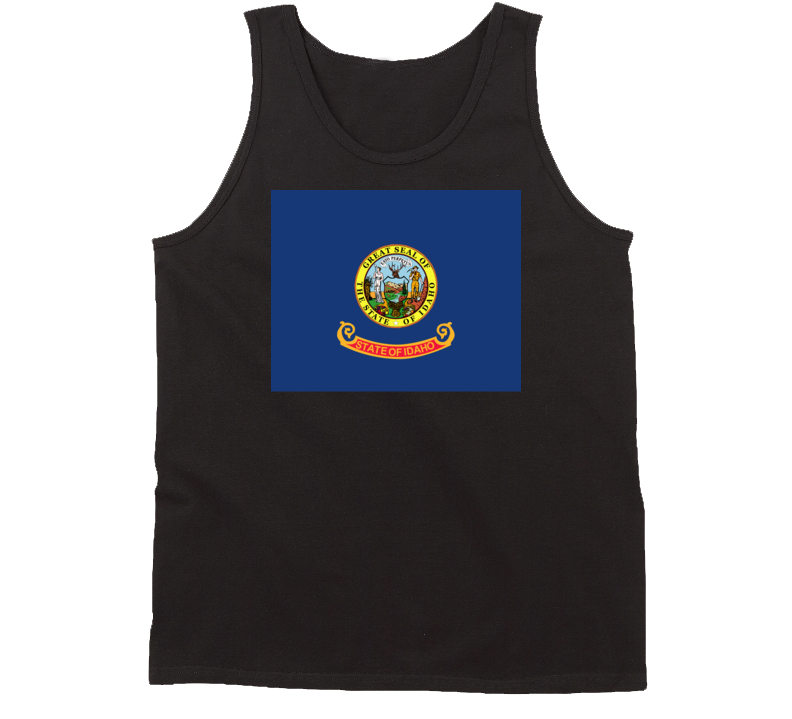 Flag - Idaho Wo Txt Tanktop