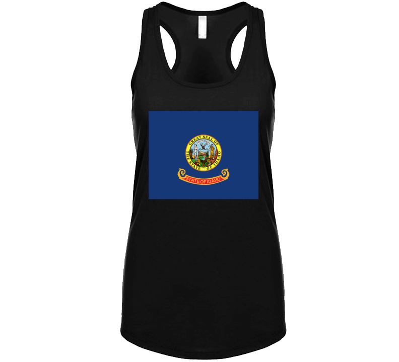 Flag - Idaho Wo Txt Tanktop