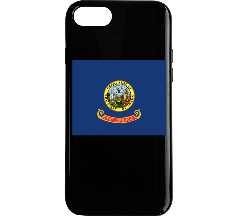 Flag - Idaho Wo Txt Phone Case