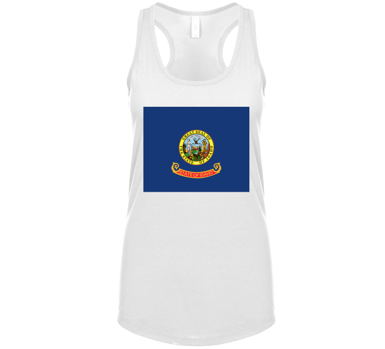 Flag - Idaho Wo Txt Tanktop