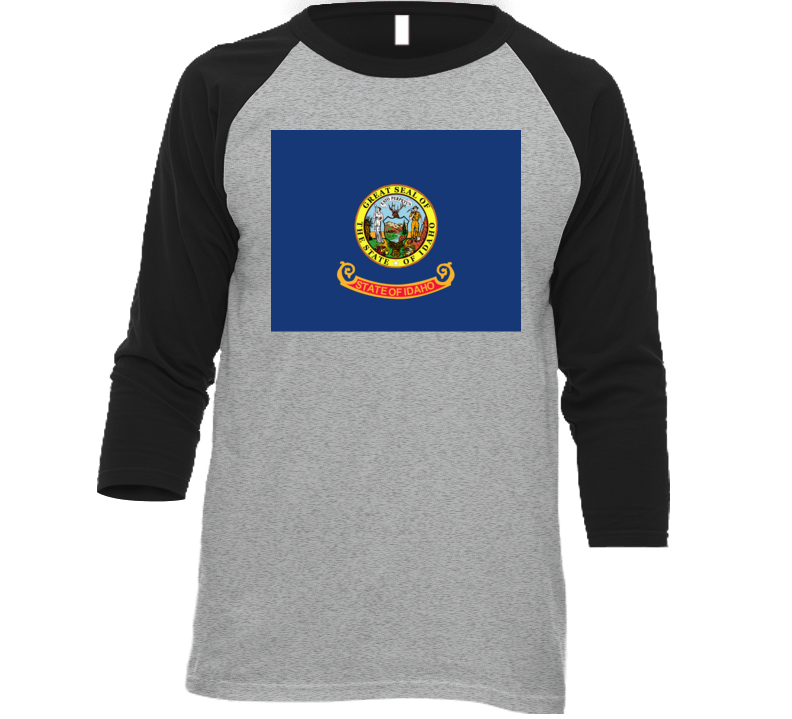 Flag - Idaho Wo Txt T Shirt