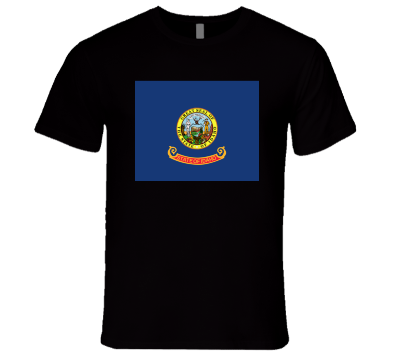 Flag - Idaho Wo Txt T Shirt