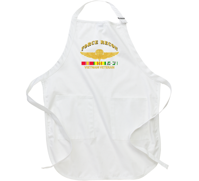 Usmc - Force Recon Wings Vietnam Vet W Vn Svc Apron