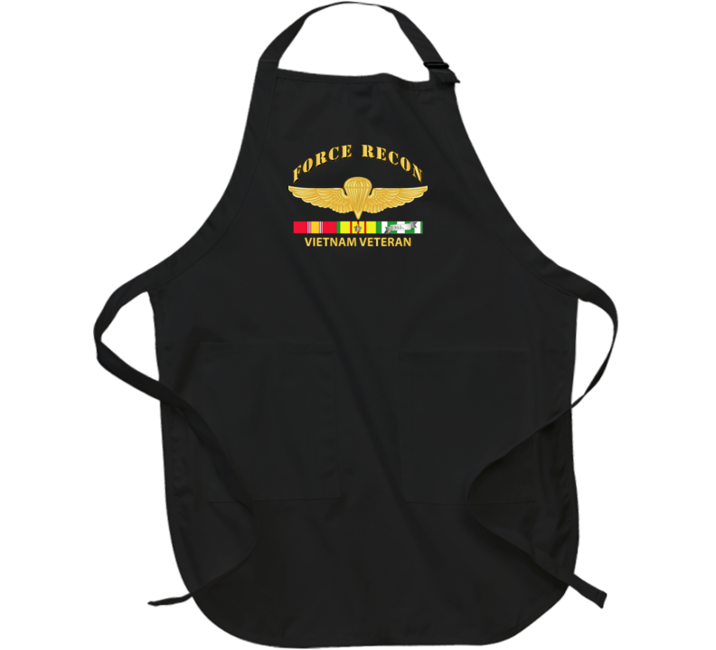 Usmc - Force Recon Wings Vietnam Vet W Vn Svc Apron
