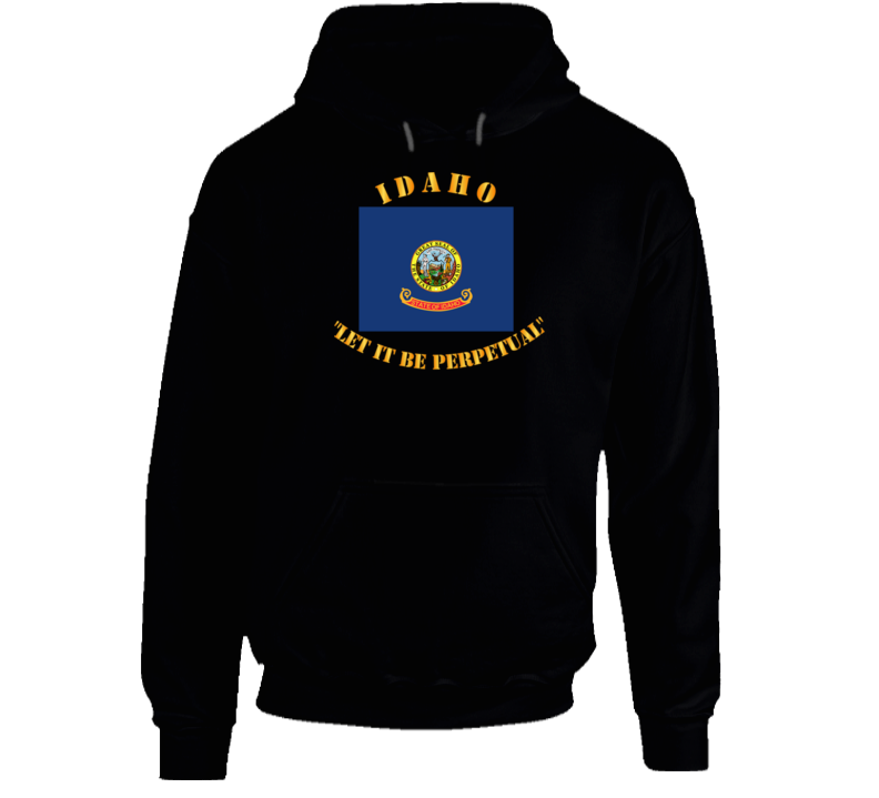 Flag - Idaho - Let It Be Perpetual Hoodie