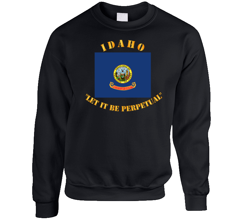 Flag - Idaho - Let It Be Perpetual Crewneck Sweatshirt