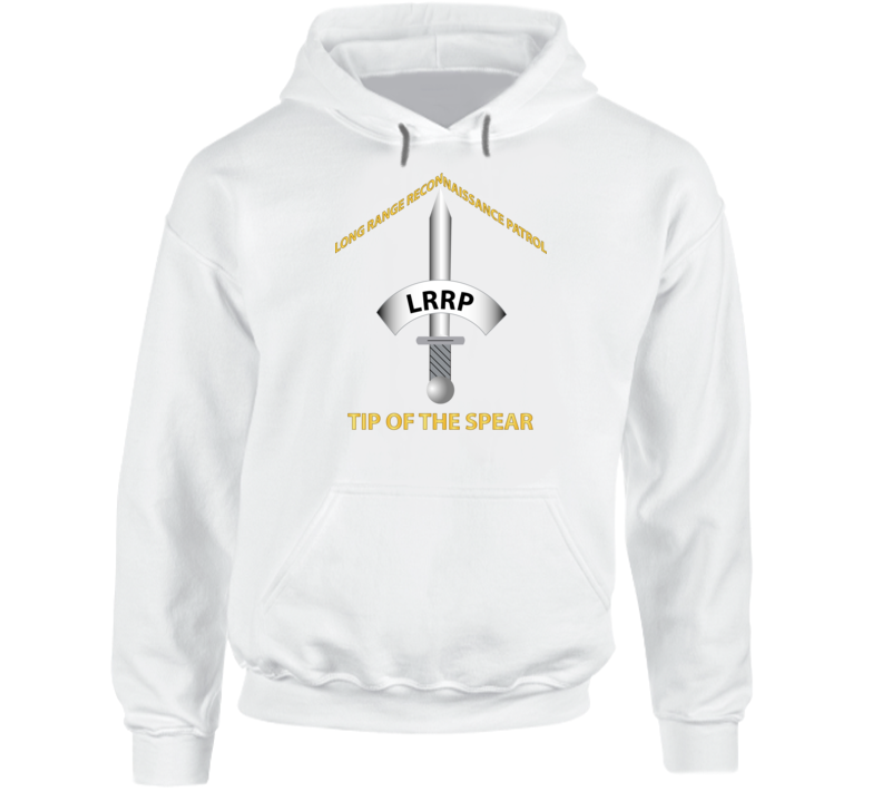 Army - Badge - Lrrp - Tip Of The Spear Hoodie