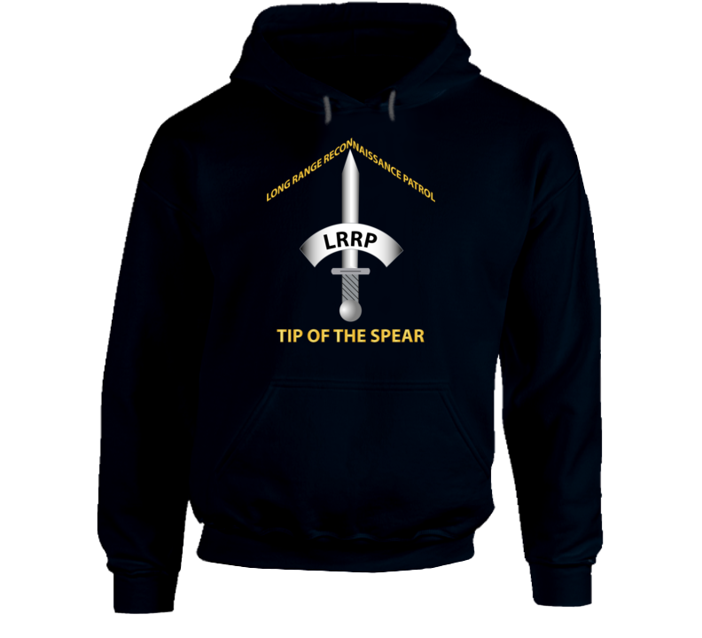 Army - Badge - Lrrp - Tip Of The Spear Hoodie