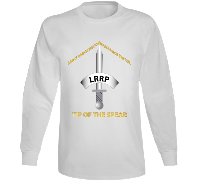 Army - Badge - Lrrp - Tip Of The Spear Long Sleeve